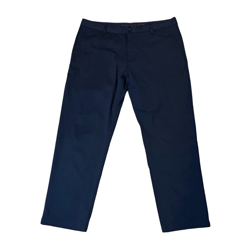 Rhone mens 35x29 navy blue slim fit performance chino pants EUC